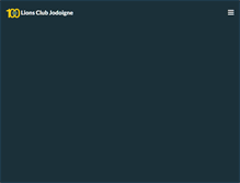 Tablet Screenshot of lionsclubjodoigne.be